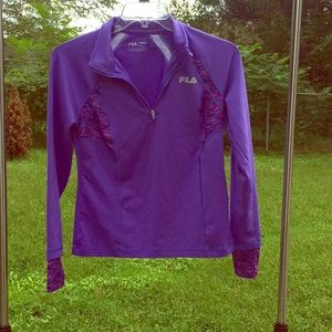 Purple Fila Running Jacket